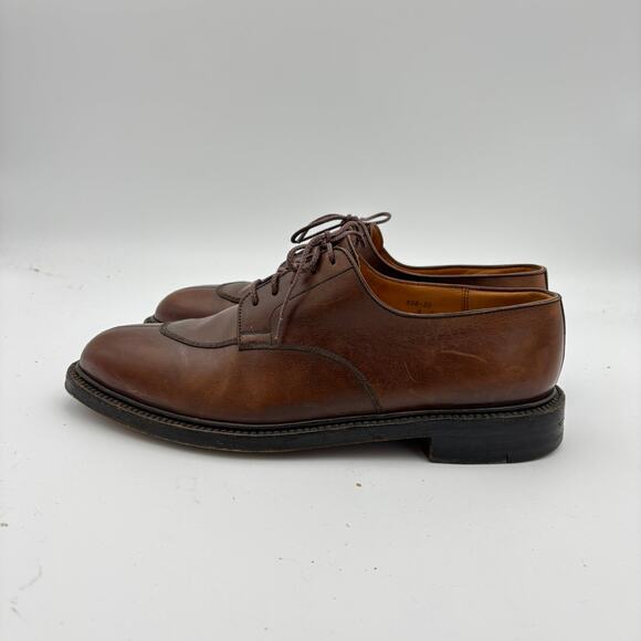 J.M. Weston 598-22 Half Hunt Brown Boxcalf Leather Derby Shoes Men\'s 8D main image 11